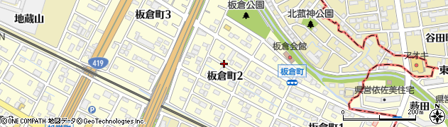 愛知県刈谷市板倉町周辺の地図