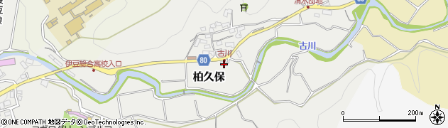 静岡県伊豆市柏久保851周辺の地図