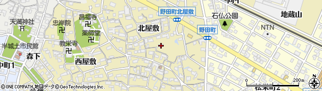 愛知県刈谷市野田町北屋敷17周辺の地図