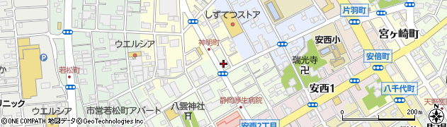 不二タクシー株式会社　事務室周辺の地図