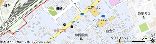 洋麺屋 五右衛門 静岡曲金店周辺の地図