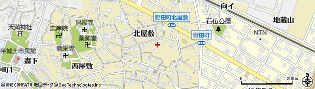 愛知県刈谷市野田町北屋敷19周辺の地図
