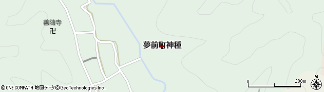 兵庫県姫路市夢前町神種周辺の地図