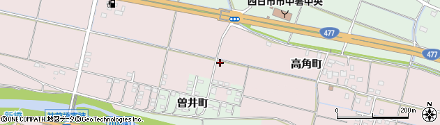 三重県四日市市高角町1048周辺の地図