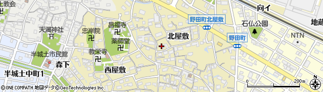 愛知県刈谷市野田町北屋敷57周辺の地図