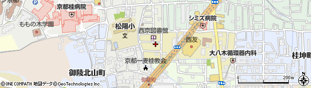 京都府京都市西京区山田大吉見町周辺の地図