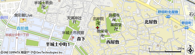 愛知県刈谷市野田町西屋敷37周辺の地図