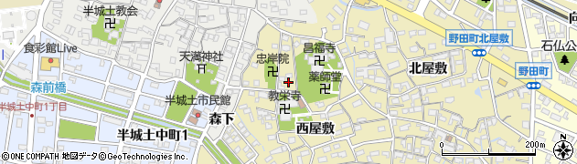愛知県刈谷市野田町西屋敷33周辺の地図