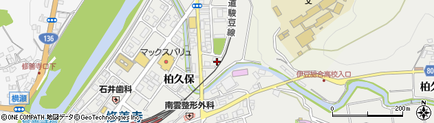 静岡県伊豆市柏久保1404周辺の地図