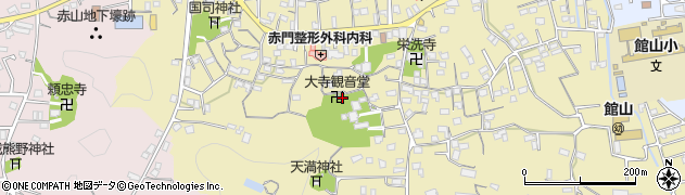 千葉県館山市沼周辺の地図