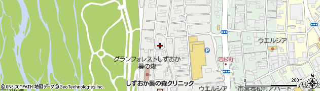 静岡県静岡市葵区柳町周辺の地図