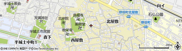愛知県刈谷市野田町北屋敷90周辺の地図