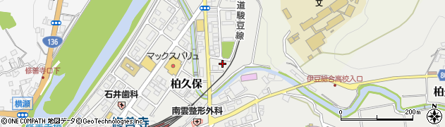 静岡県伊豆市柏久保1403周辺の地図