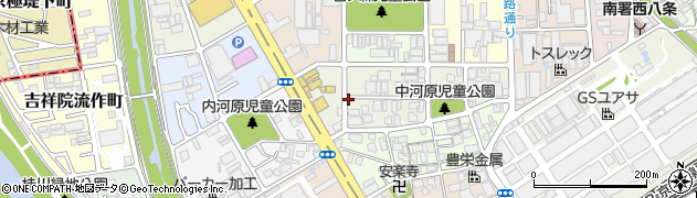 京都府京都市南区吉祥院中河原里北町周辺の地図