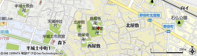 愛知県刈谷市野田町西屋敷5周辺の地図
