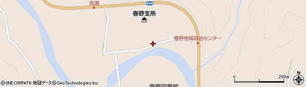 春野宮川簡易郵便局周辺の地図