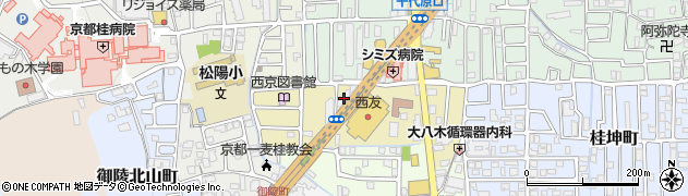 京都府京都市西京区山田大吉見町16周辺の地図
