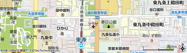 京都プラザホテル周辺の地図