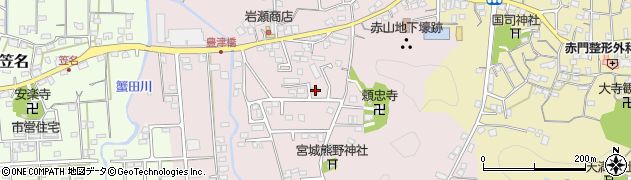 千葉県館山市宮城155周辺の地図