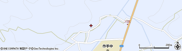 愛知県新城市作手高里日焼周辺の地図
