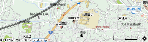 大津市社会福祉事業団瀬田すこやかヘルパーステーション周辺の地図