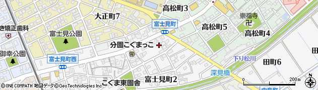 ホワイト急便富士見店周辺の地図