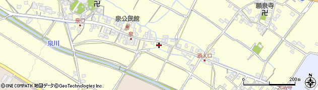 滋賀県甲賀市水口町泉123周辺の地図