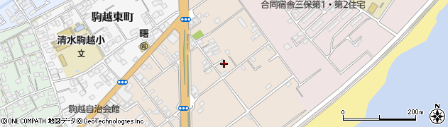 静岡県静岡市清水区駒越南町11-26周辺の地図