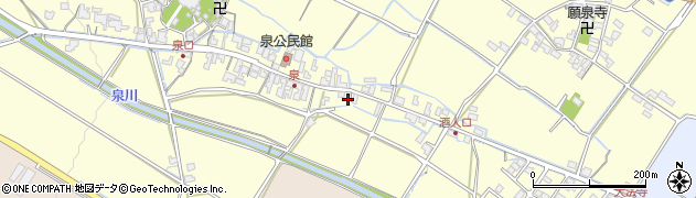 滋賀県甲賀市水口町泉124周辺の地図