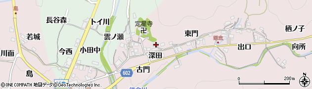 兵庫県川辺郡猪名川町鎌倉古門24周辺の地図