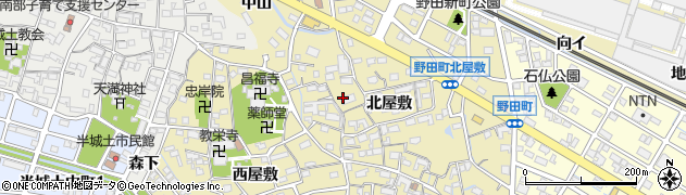 愛知県刈谷市野田町北屋敷106周辺の地図