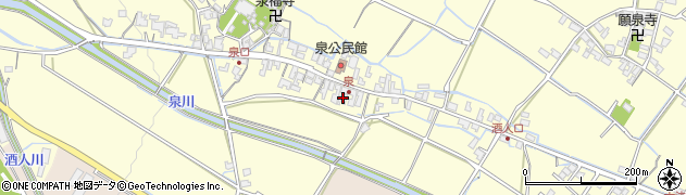 滋賀県甲賀市水口町泉171周辺の地図