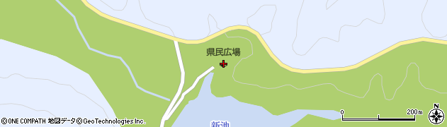県民広場キャンプ場周辺の地図