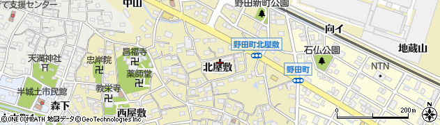 愛知県刈谷市野田町北屋敷80周辺の地図