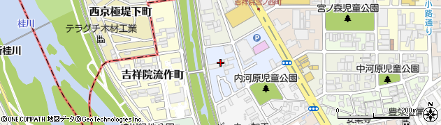 京都府京都市南区吉祥院内河原町周辺の地図