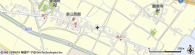 滋賀県甲賀市水口町泉576周辺の地図