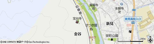宝台寺周辺の地図