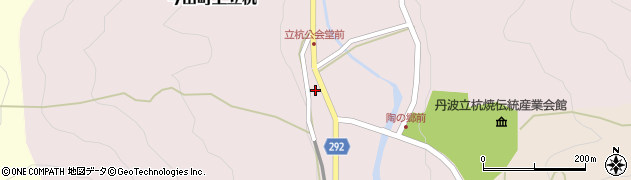 兵庫県丹波篠山市今田町上立杭449周辺の地図