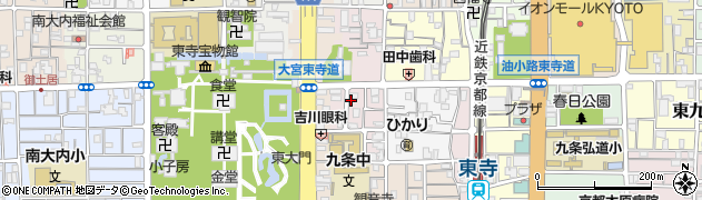 京都府京都市南区西九条南小路町周辺の地図