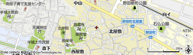 愛知県刈谷市野田町北屋敷96周辺の地図