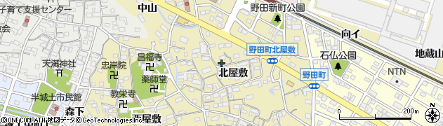 愛知県刈谷市野田町北屋敷120周辺の地図