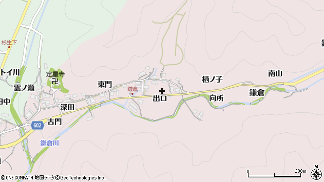 〒666-0202 兵庫県川辺郡猪名川町鎌倉の地図