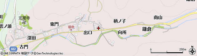 兵庫県川辺郡猪名川町鎌倉出口27周辺の地図