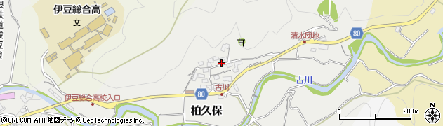 静岡県伊豆市柏久保810周辺の地図