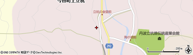 兵庫県丹波篠山市今田町上立杭454周辺の地図