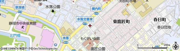 静岡県静岡市葵区横内町47周辺の地図