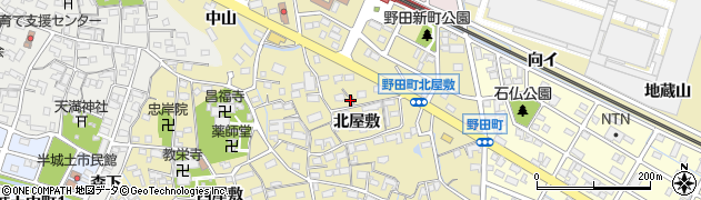 愛知県刈谷市野田町北屋敷121周辺の地図