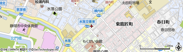 静岡県静岡市葵区横内町46周辺の地図