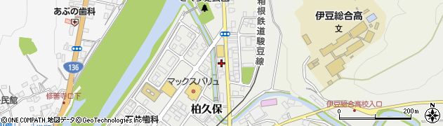 静岡県伊豆市柏久保1380周辺の地図