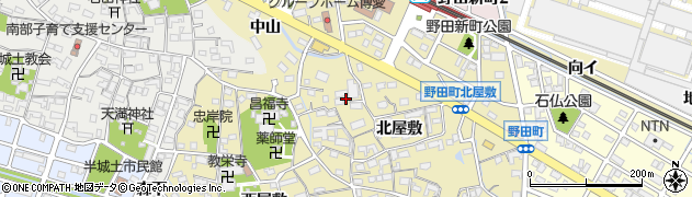 愛知県刈谷市野田町北屋敷101周辺の地図